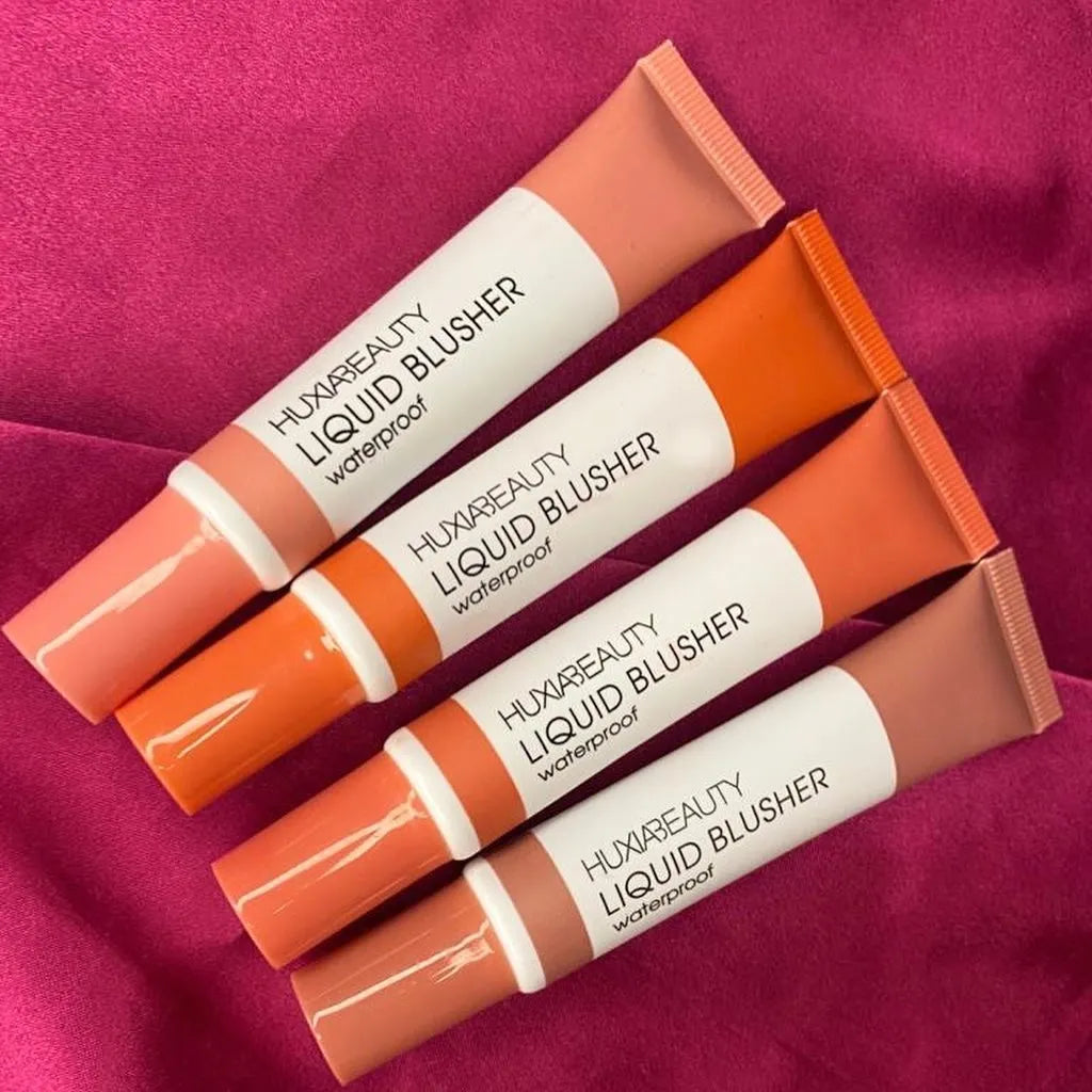 4 Pcs Set Liquid Blusher Waterproof HUXIABEAUTY Liquid Blush