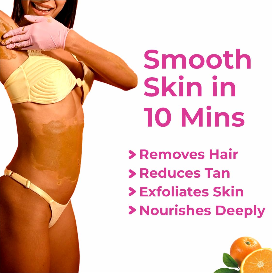 Body Hair Removal Wax Powder Mask