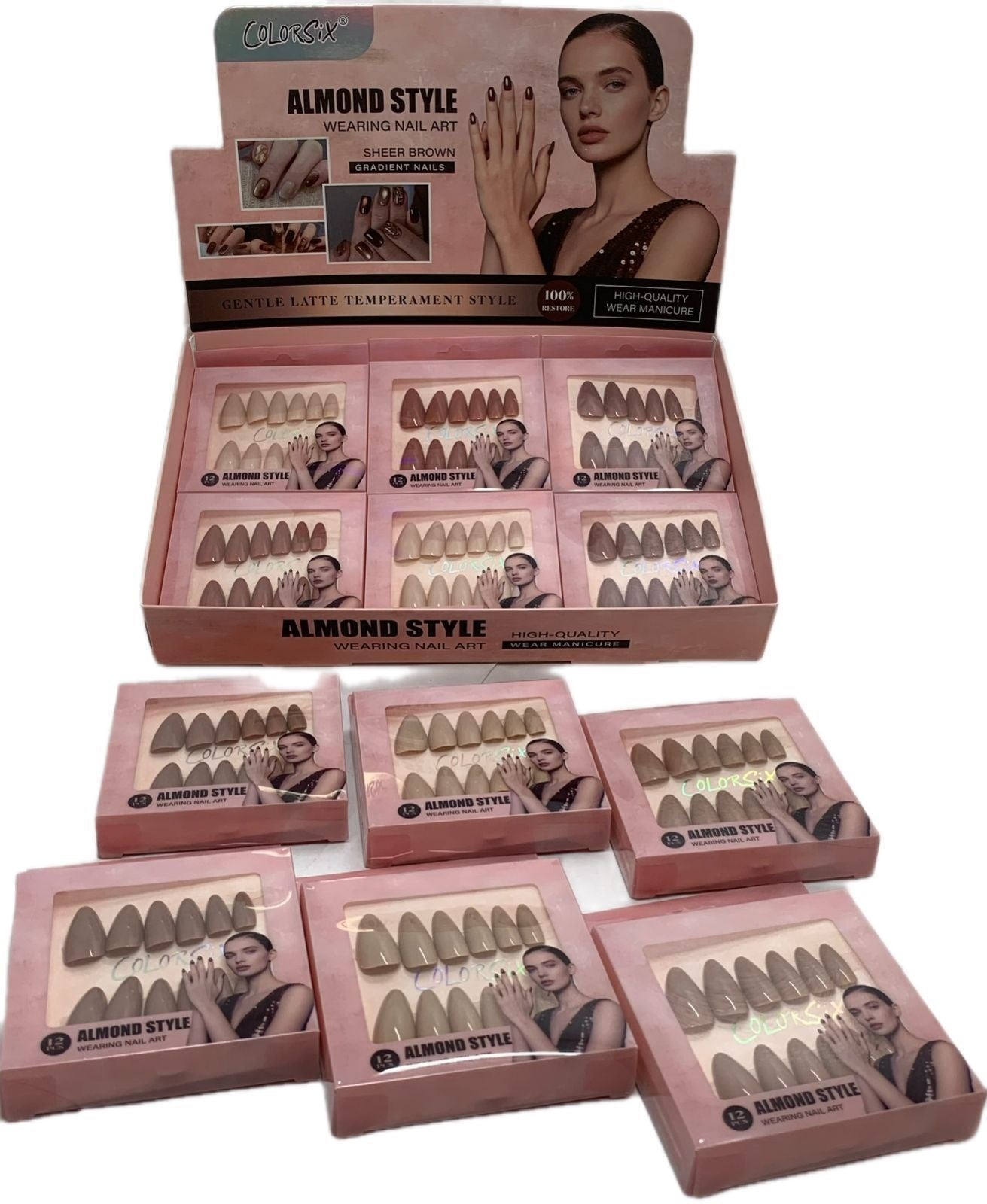 Almond Style Nails (Item No 2513)