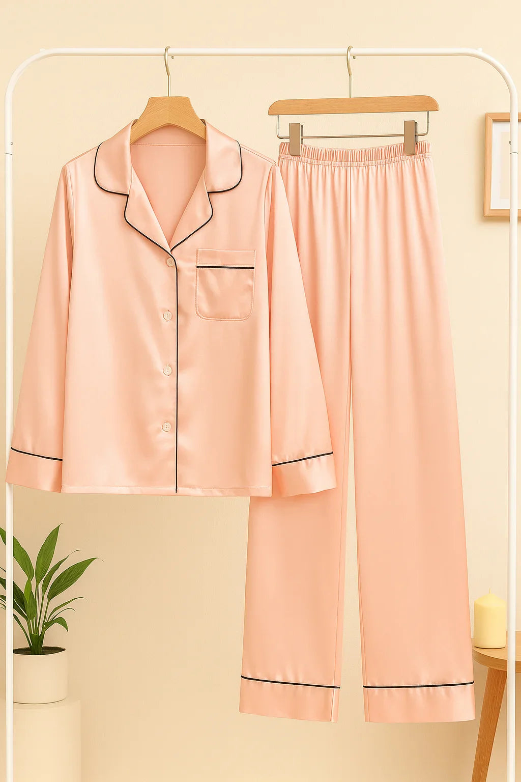 Pink Silk Dress
