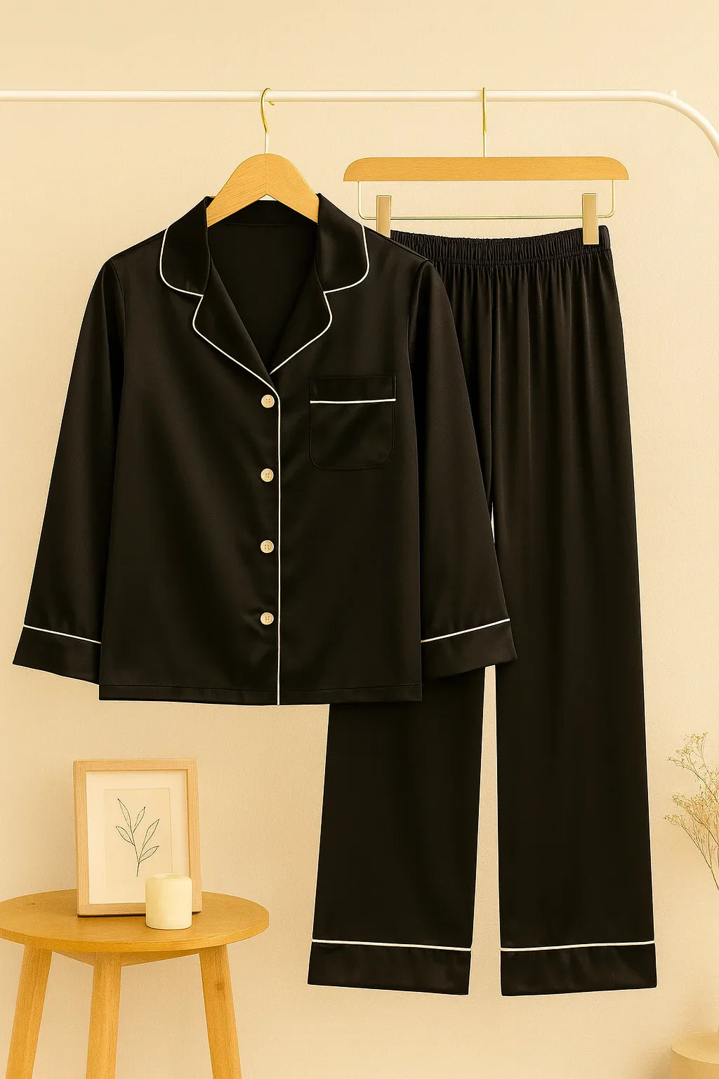 Black Silk Dress