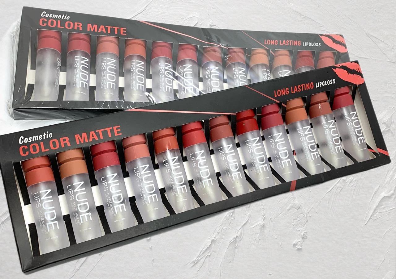 Cosmetic Transparent Lipgloss 12 Pcs Pack