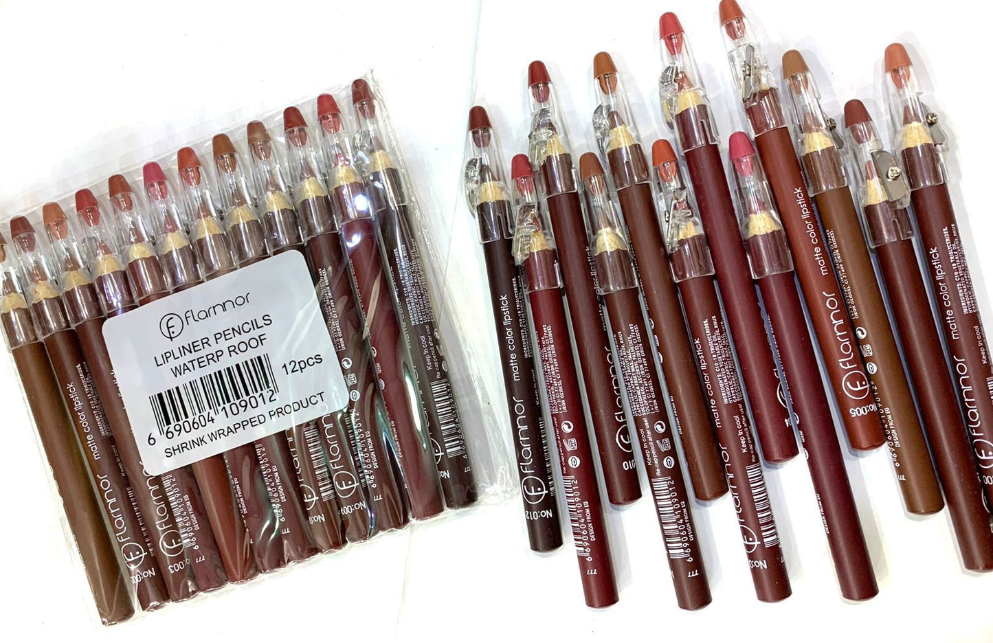 Flormar Matte Lipstick Pencil 12 Pcs Pack (Moti)