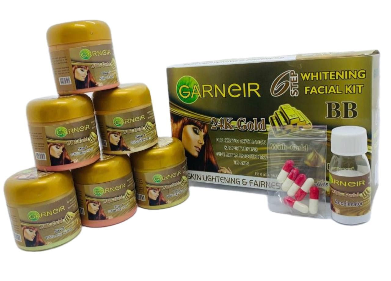 Gariner 24K Gold 6 Step Facial Kit Box