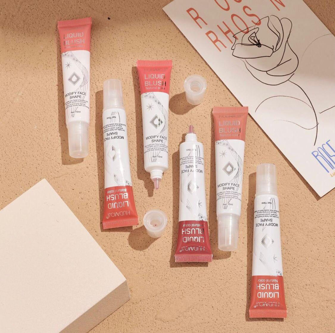 HUDAMOJI Liquid Blush (06 Pcs Set)