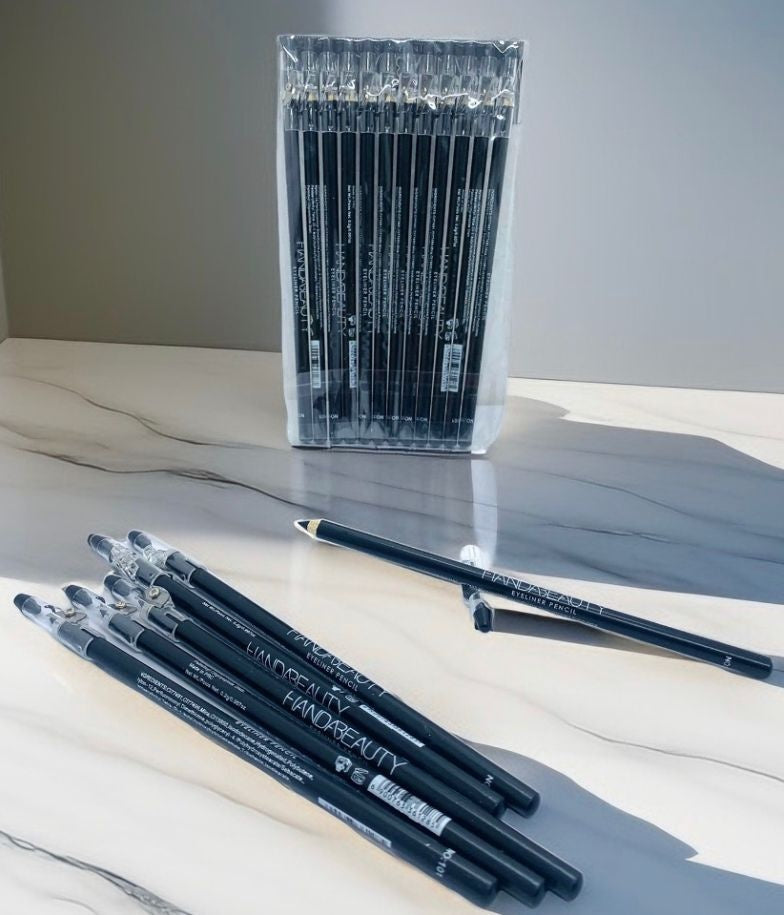 Handabeauty Black Pencil 12 Pcs Pack