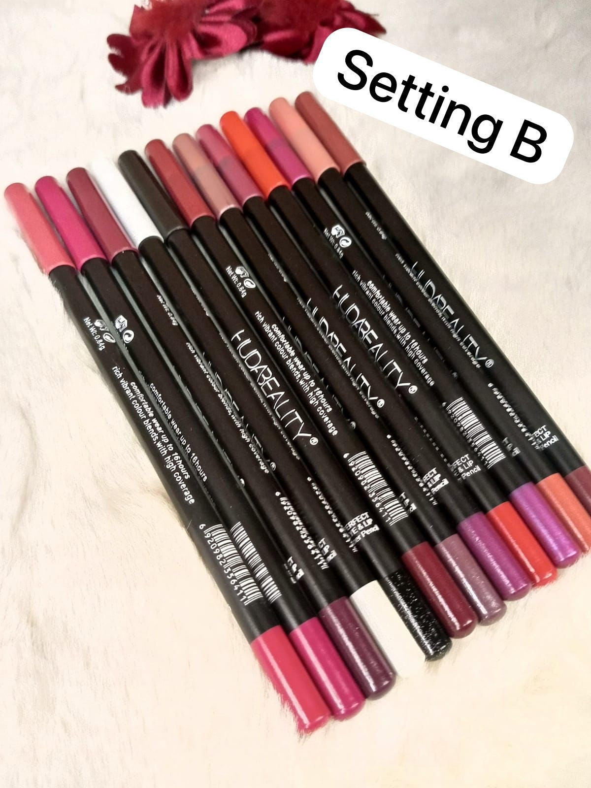 Huda Beauty Eye & Lip Color Pencil 12 Pcs Pack (Patli)