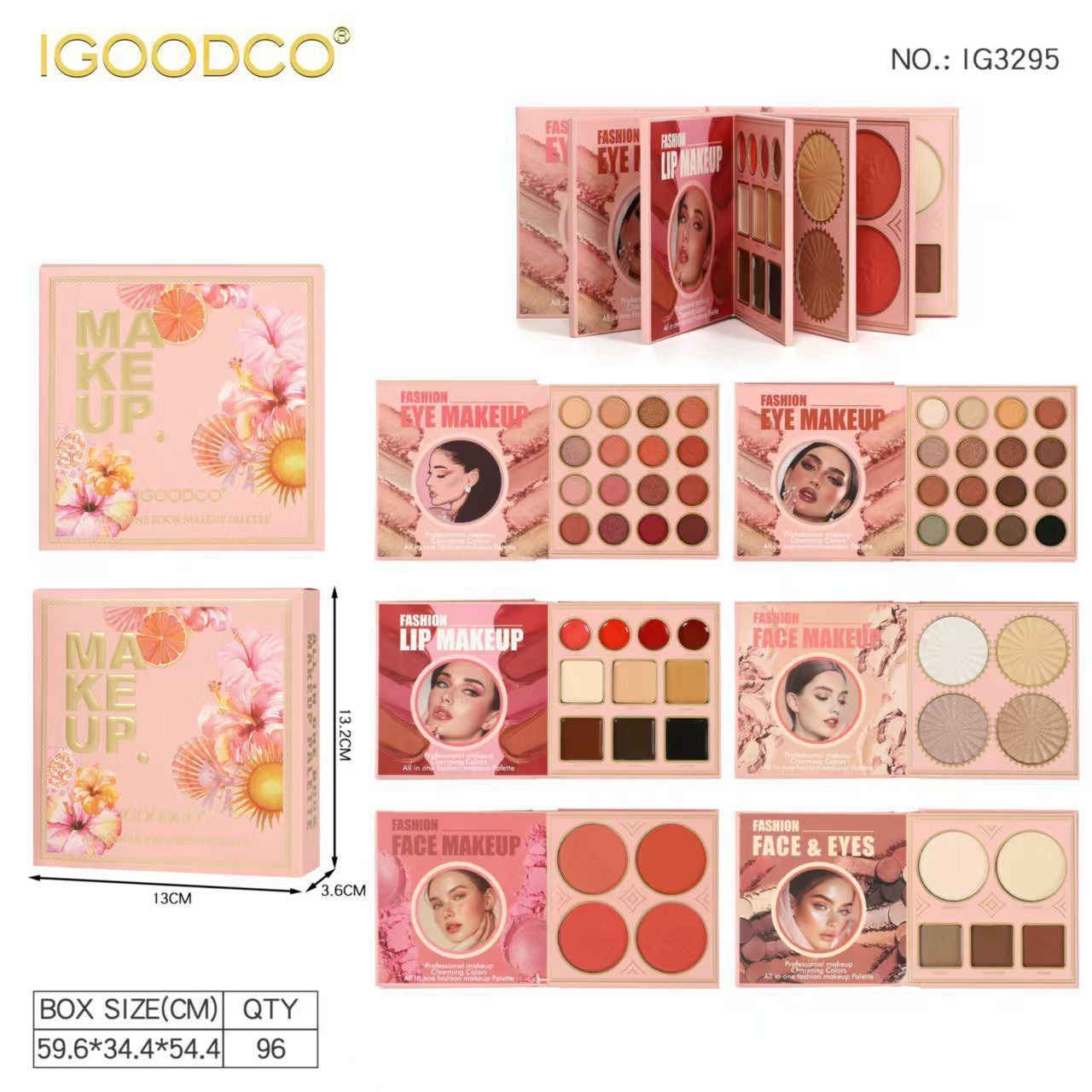 IGOODCO 6 in 1 Book Palette