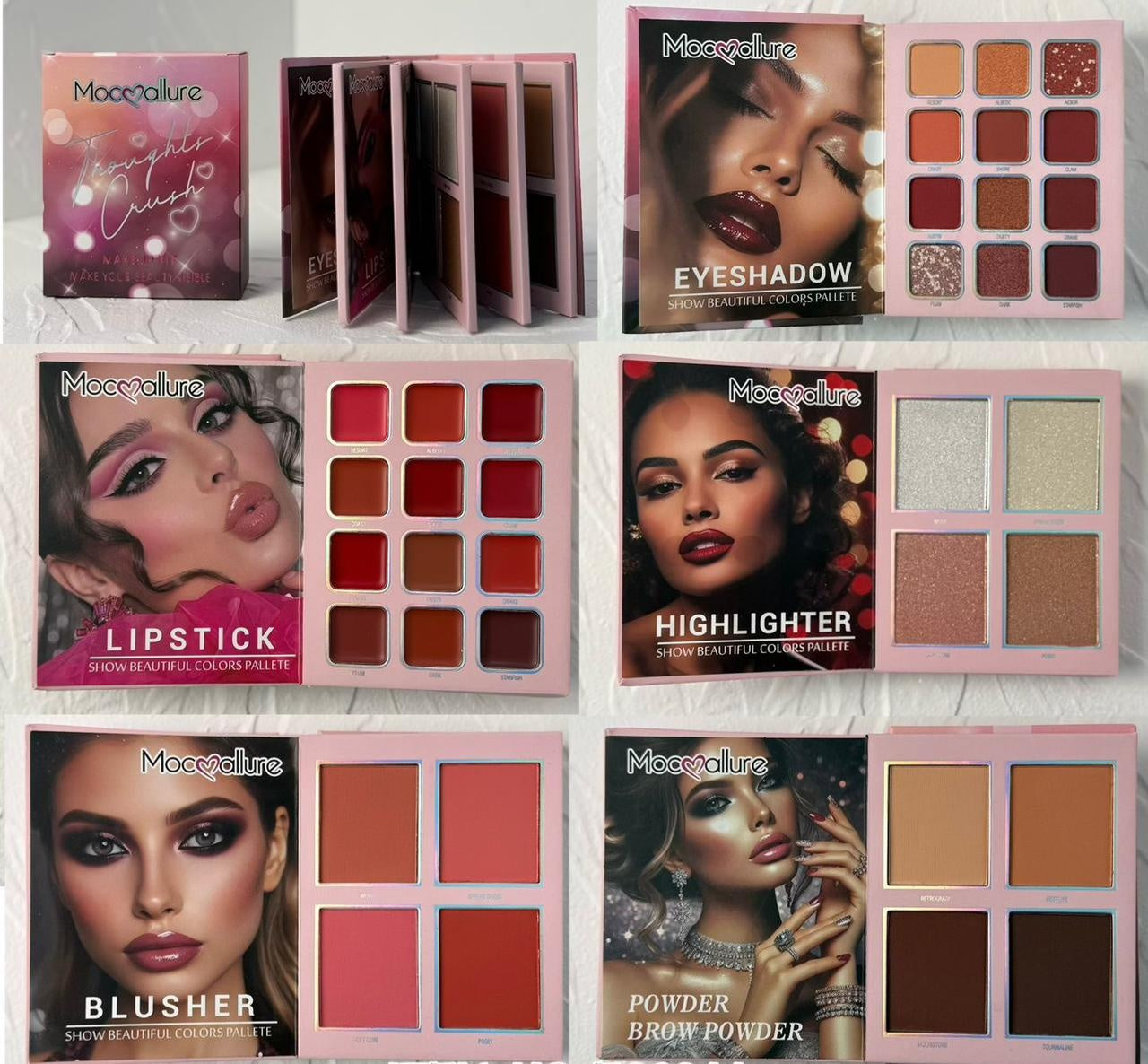 MOCALLURE Mini 5 in 1 Book Palette