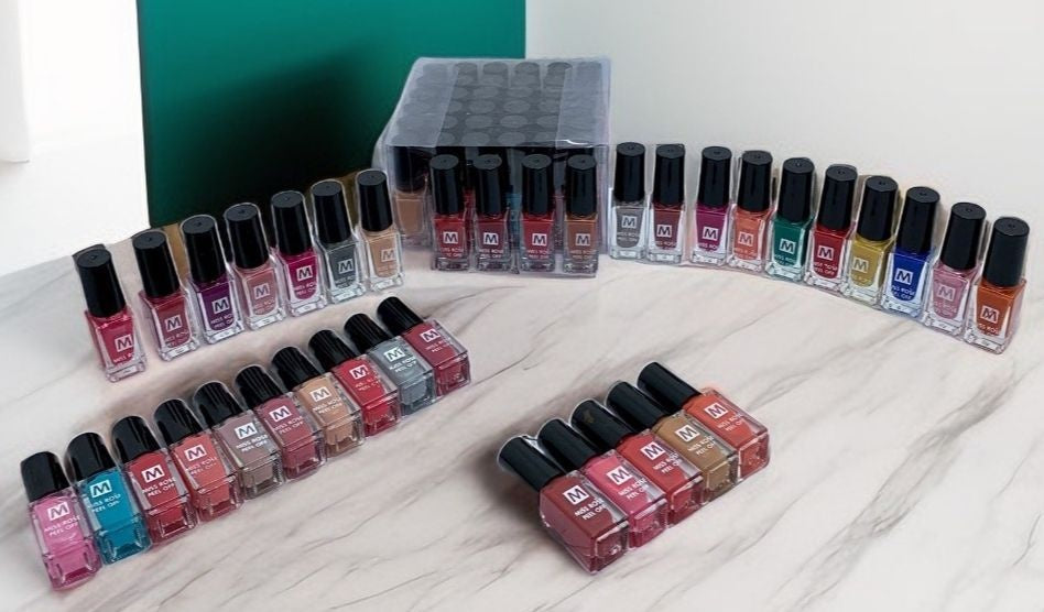 Miss Rose Peel-Off Nail Polish 36 Pcs Box