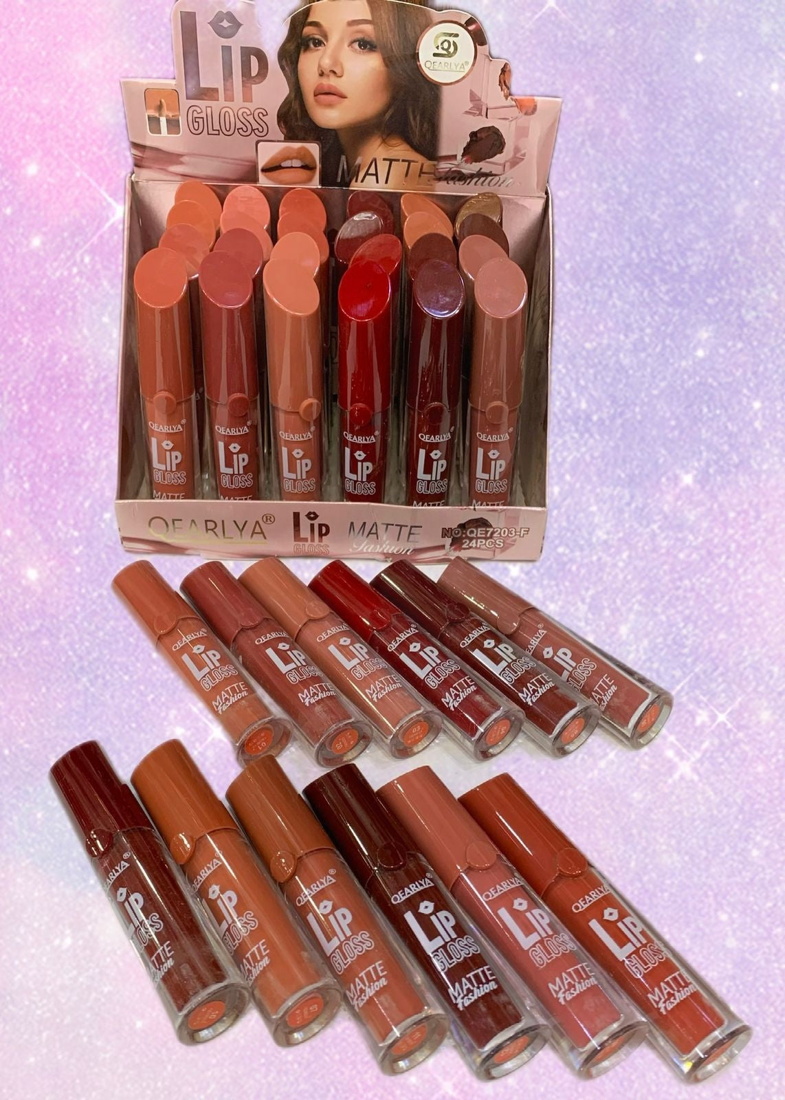 QEARLYA Matte Lipgloss 12 Pcs Set (Item No : 7203)