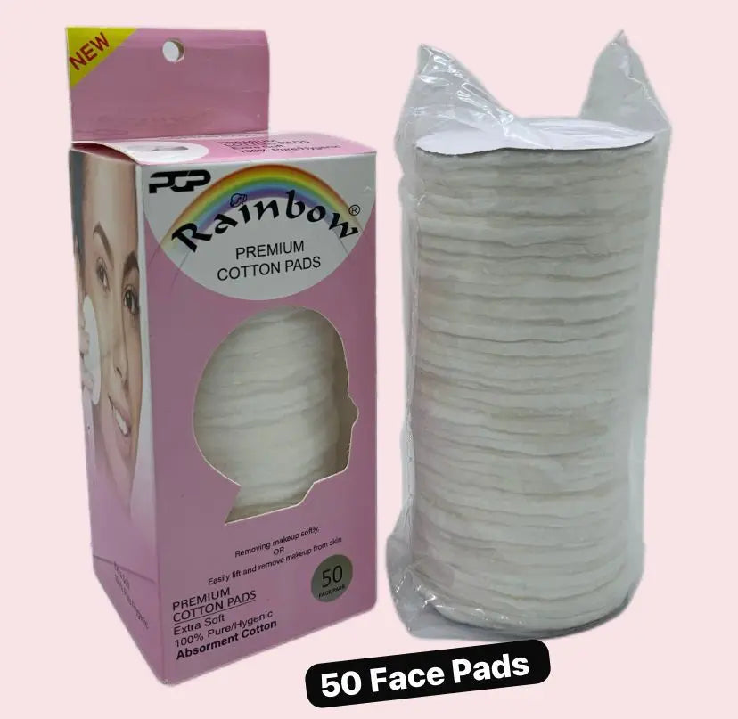 Rainbow Cotton Pads ( Pack Of 3 )
