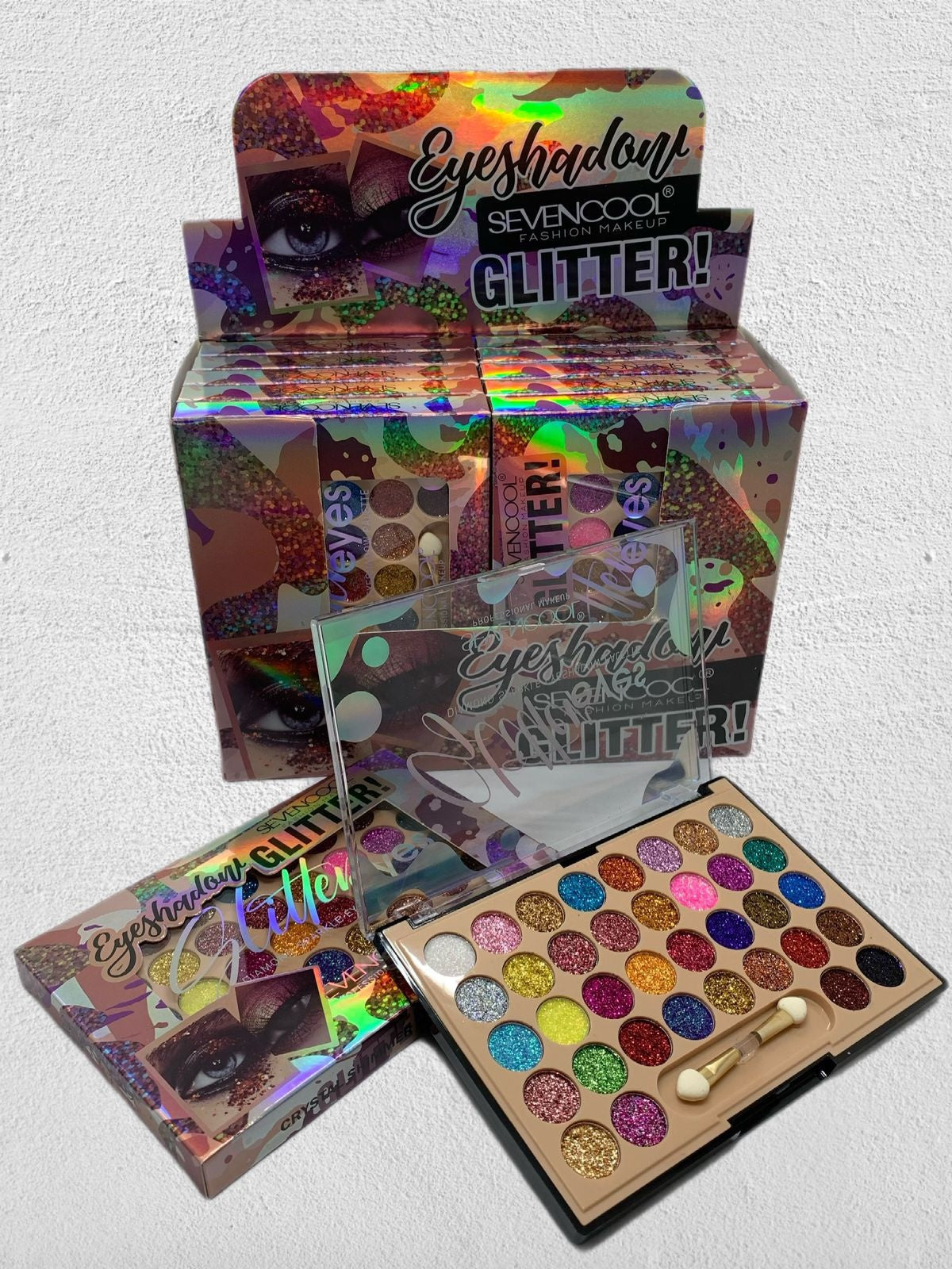 SEVENCOOL Glitter Eyeshadow 1 PC (36 Color)