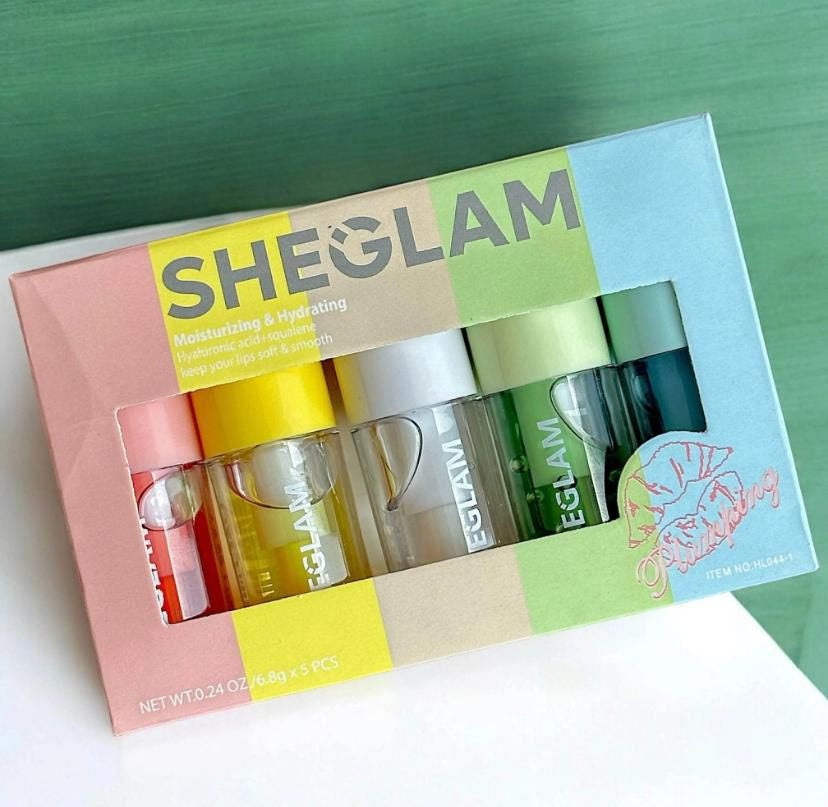SHEGLAM Lip Oil 5 Pcs Pack
