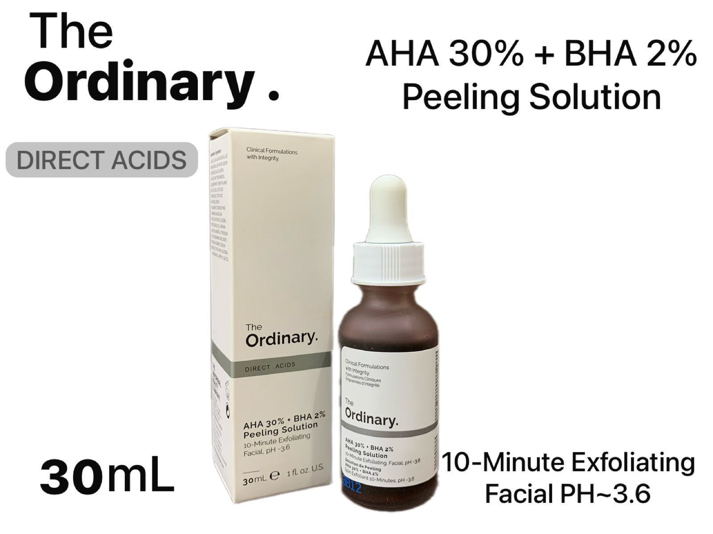 The Ordinary AHA Peeling Solution Serum