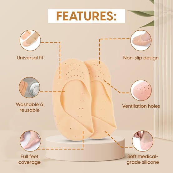 Silicone Full Socks ( 1 pair )