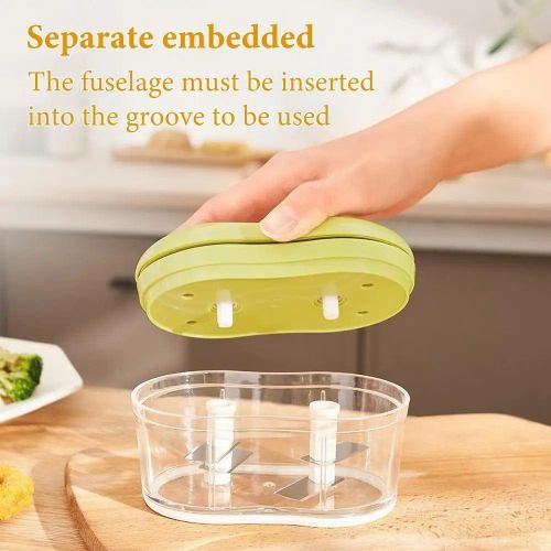 Manual Hand Push  Vegetable Chopper