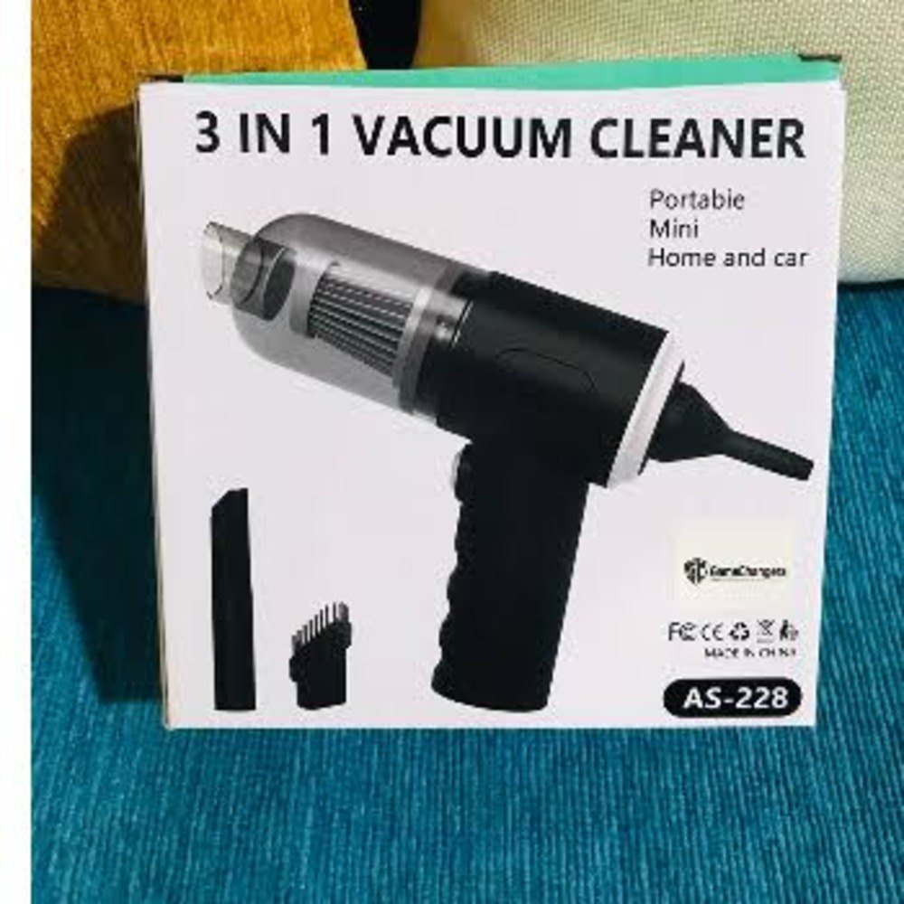 3‑in‑1 Portable Mini Vacuum Cleaner