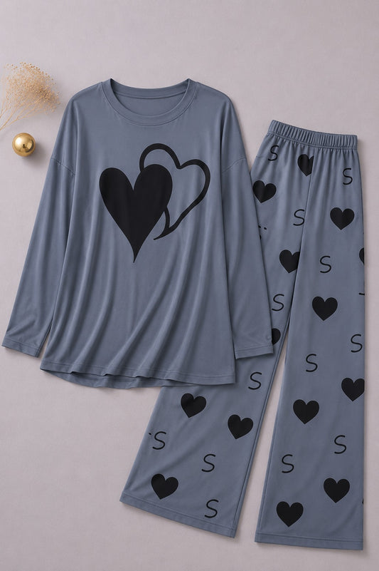Grey Dabble heart