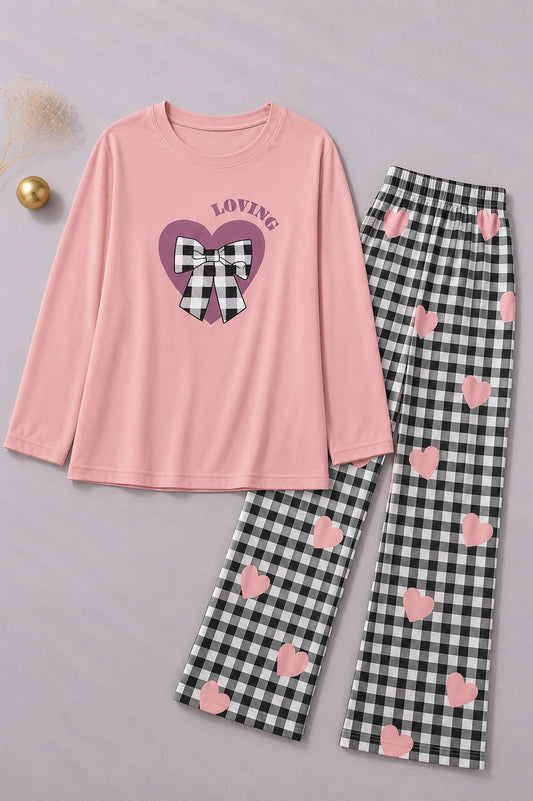 Pink Ribbon Lounge Wear