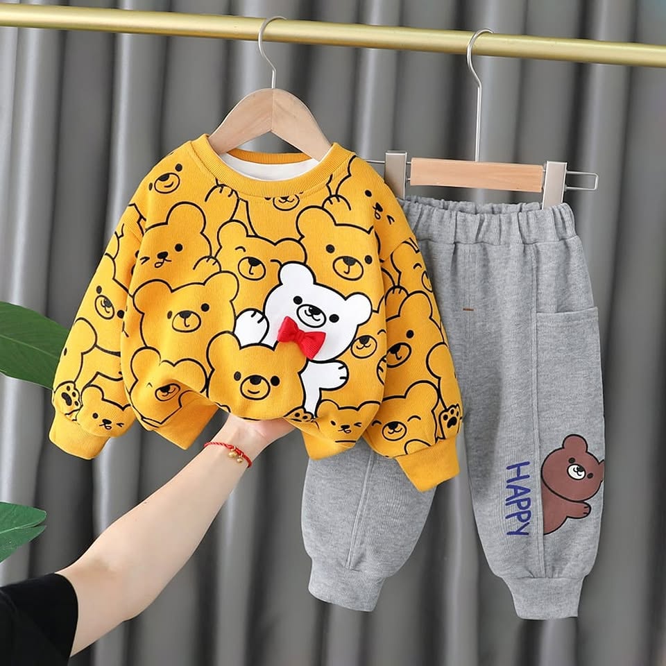 Random Design  & Color  Kids Winter Dress