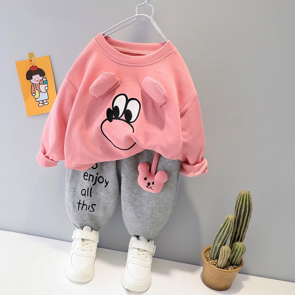 Random Design  & Color  Kids Winter Dress