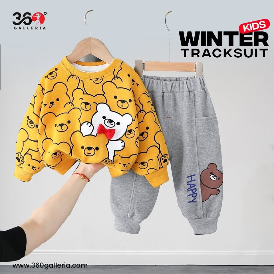 Random Design  & Color  Kids Winter Dress