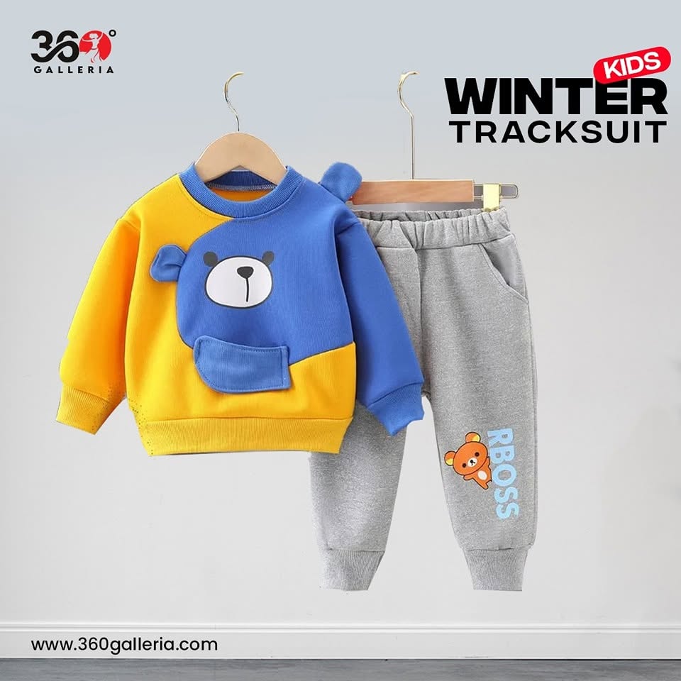 Random Design  & Color  Kids Winter Dress