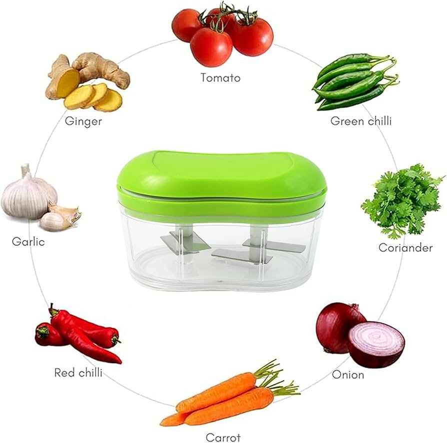 Manual Hand Push  Vegetable Chopper