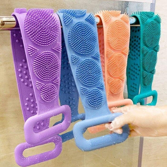 Silicon Body Scrubber Bath Belt 70cm ( Pack of 3 )