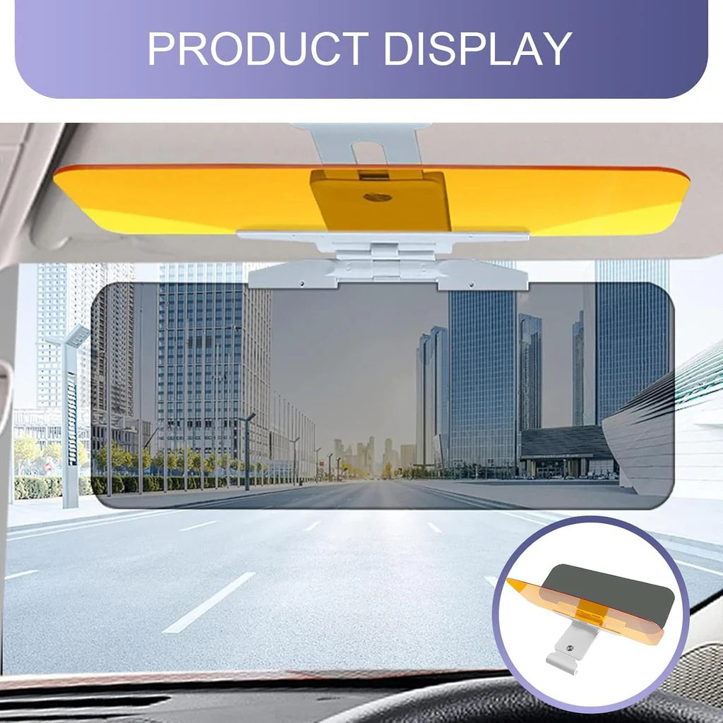 2-in-1 Universal HD Day & Night Anti-Glare Car Sun Visor