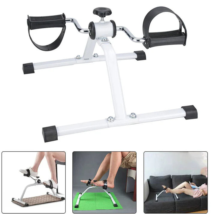 Mini Exercise Cycle Portable Pedal Bike for Hands and Feet with Slip-Resistant Grips