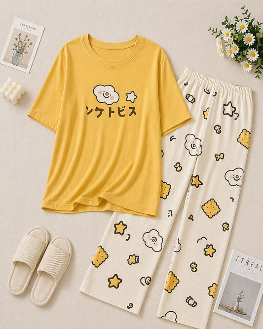 Golden Cloud Pajama
