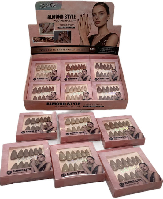 Almond Style Nails (Item No 2513)