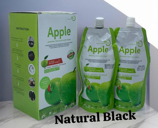 Apple Hair Color box natural black