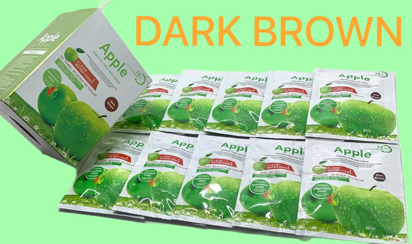 Apple Hair Color dark brown