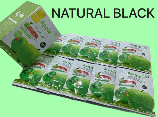 Apple Hair Color natural black