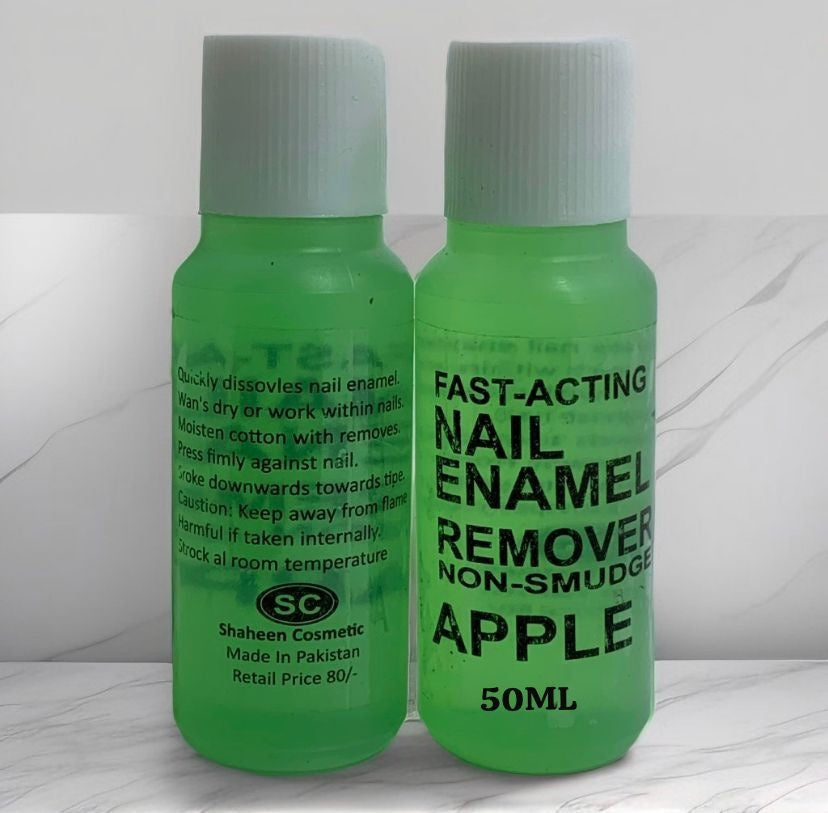 Pack Of 3 Apple Nail Polish Remover 50ml