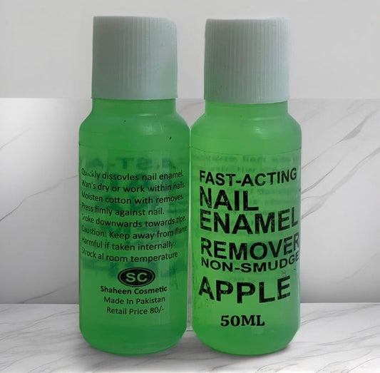Pack Of 3 Apple Nail Polish Remover 50ml