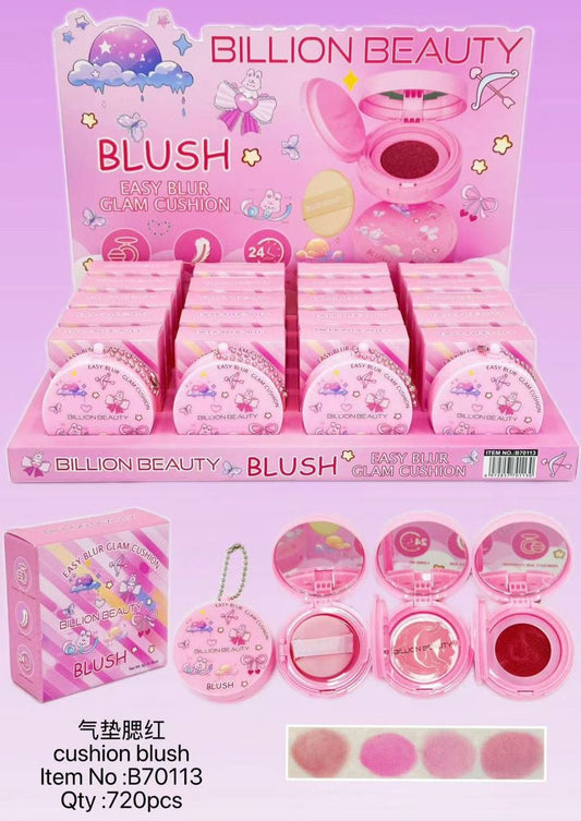 BILLION BEAUTY Cushion Cream Blush ( Pack of 4 )