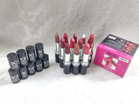 BOB Matte 12Pcs Lipstick