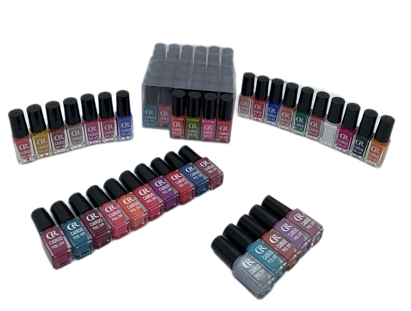 CR Peel-Off Nail Polish 36 Pcs Box