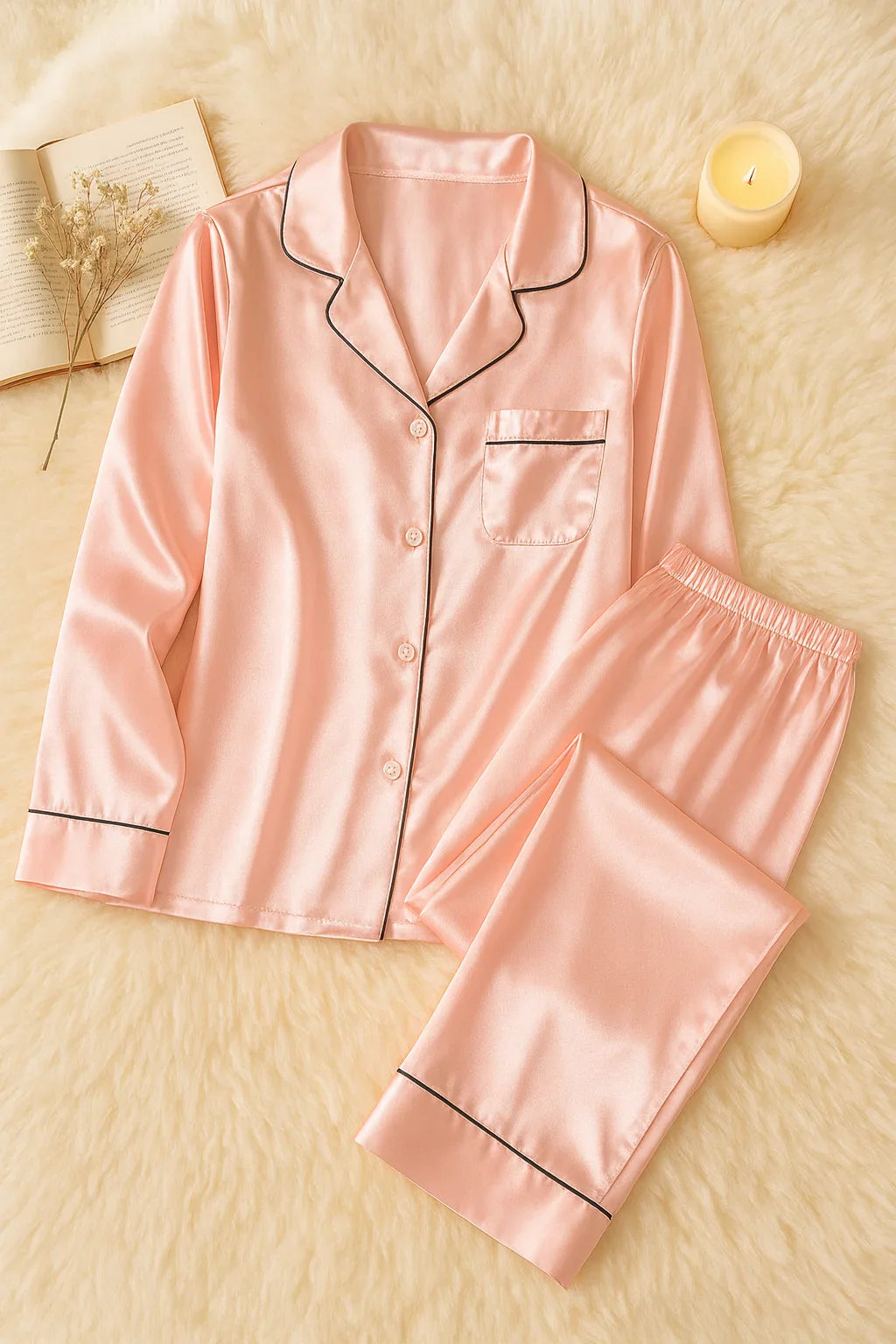 Pink Silk Dress