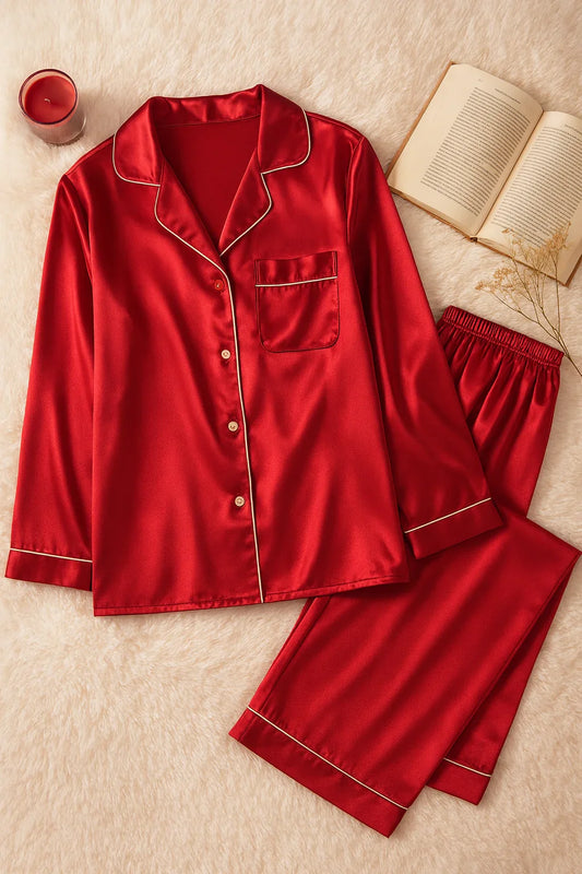 Red Silk Dress