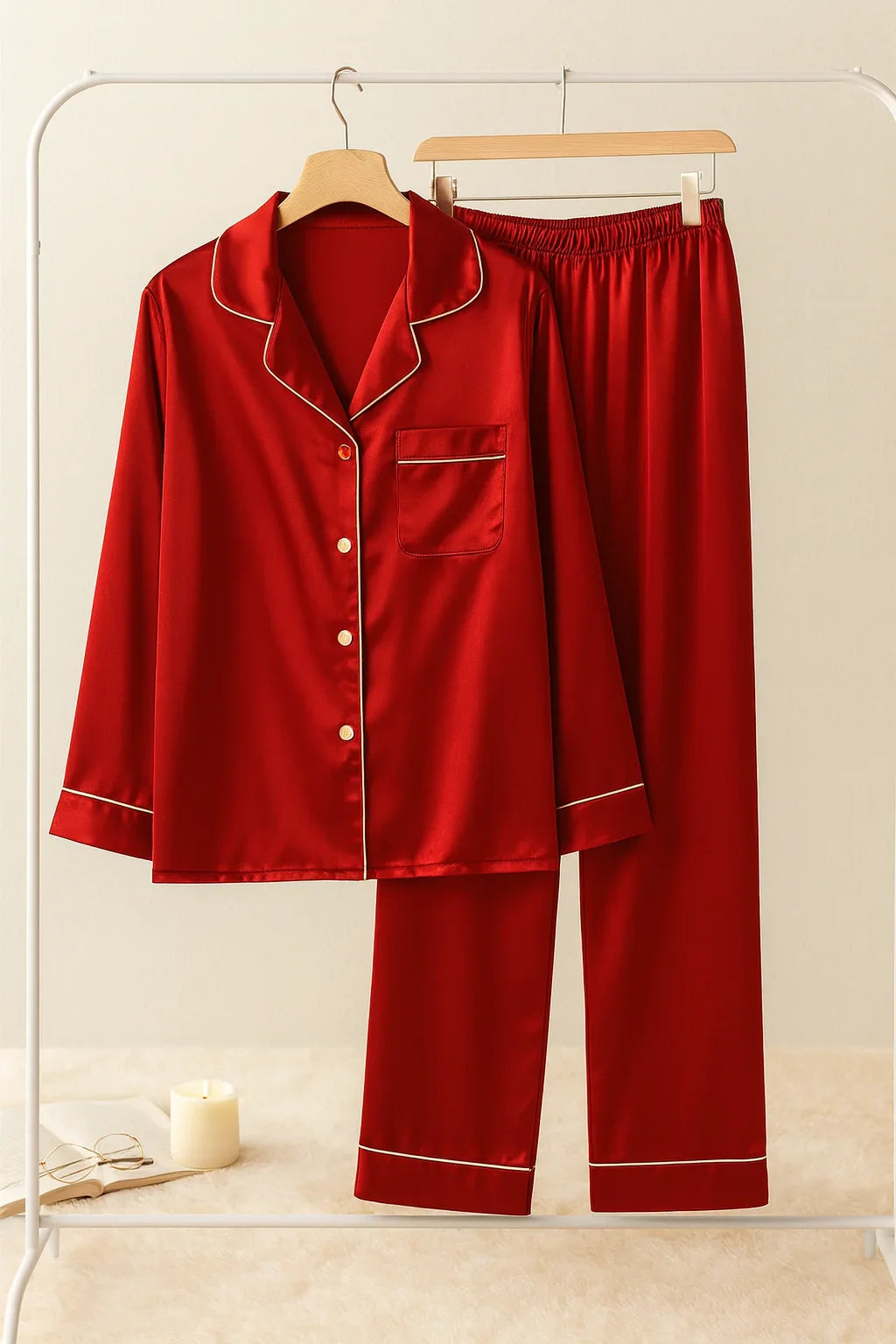 Red Silk Dress