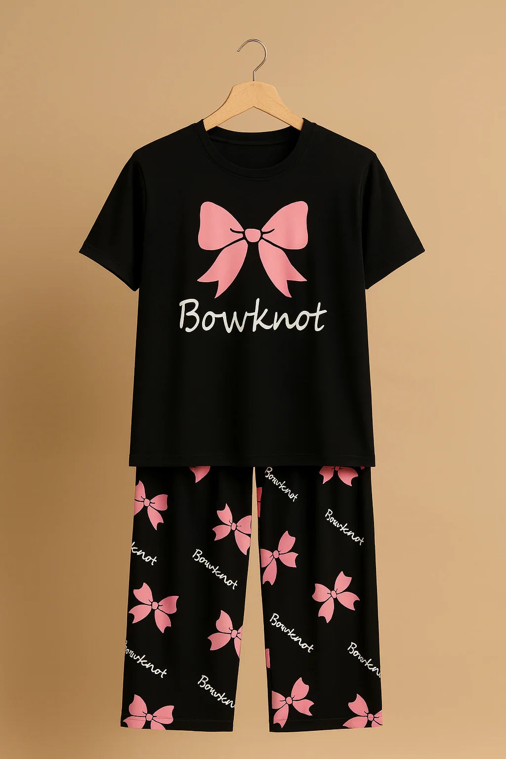 BLACK BOWKNOT