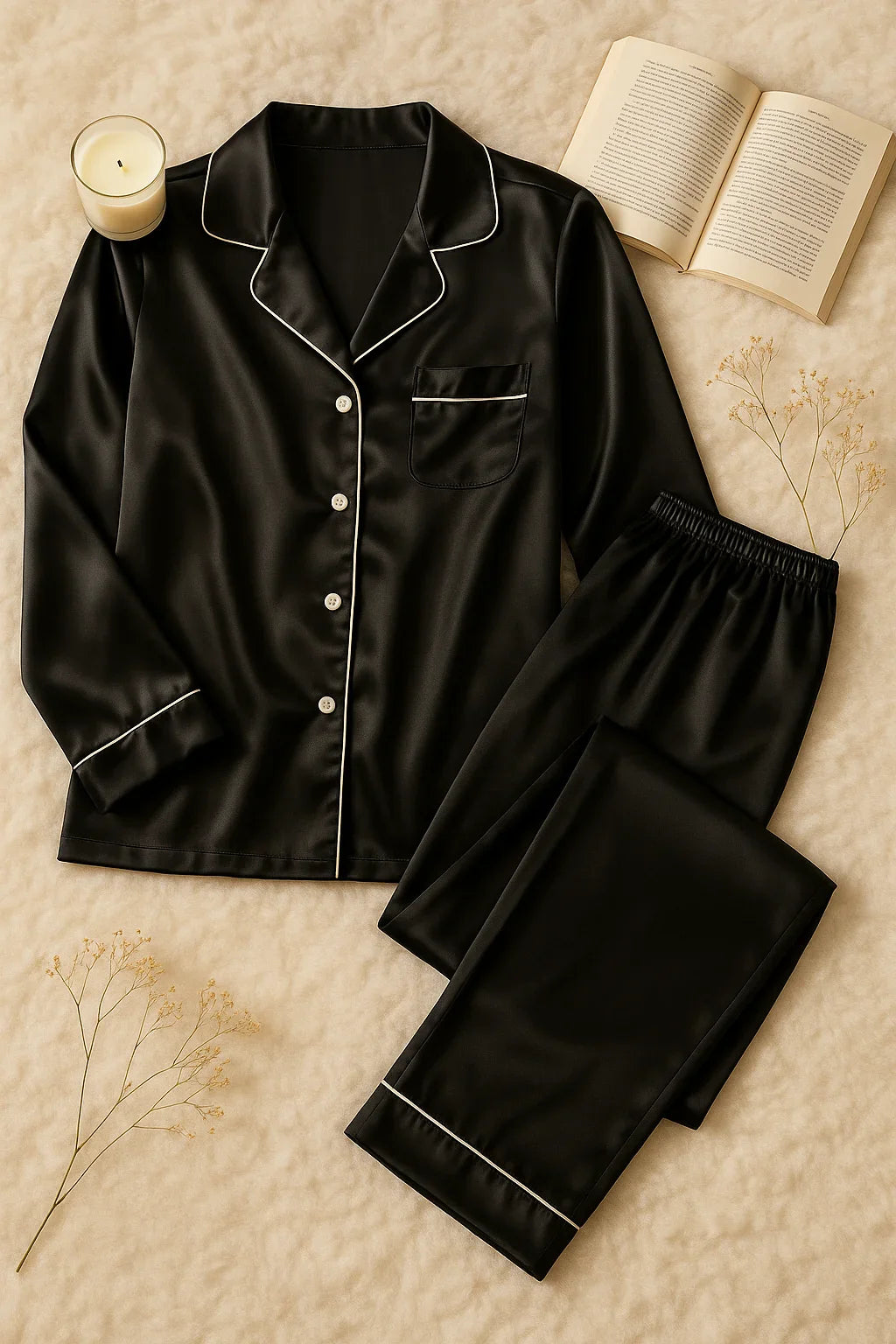 Black Silk Dress