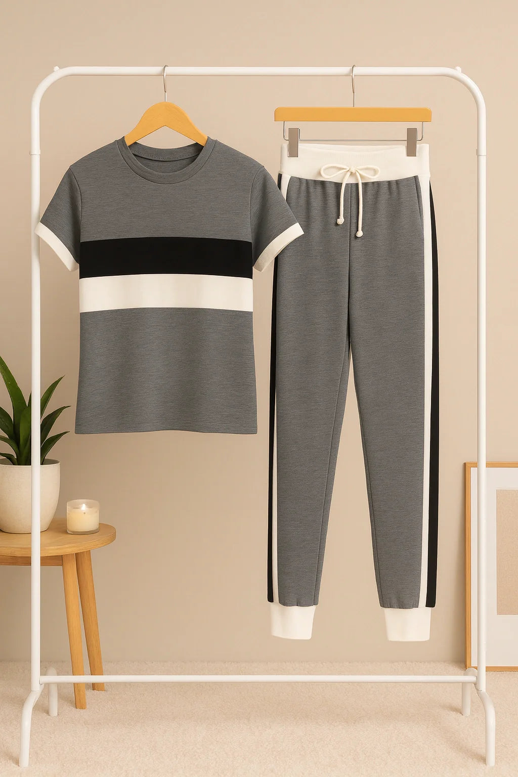 GRAY GYM SUIT