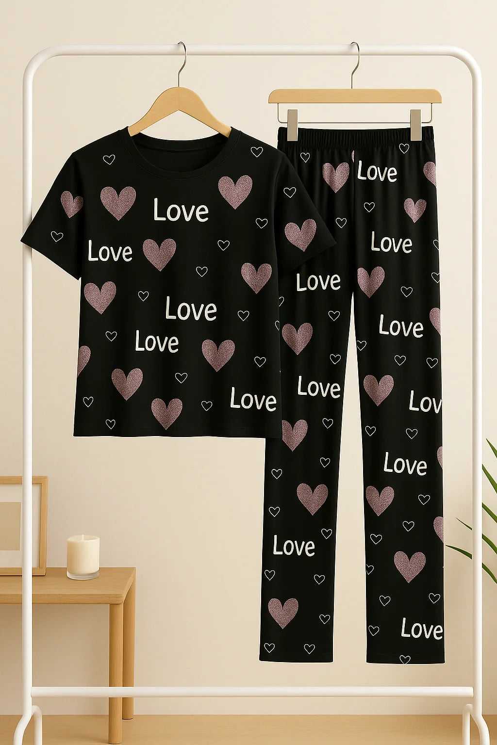 BLACK LOVE HEART