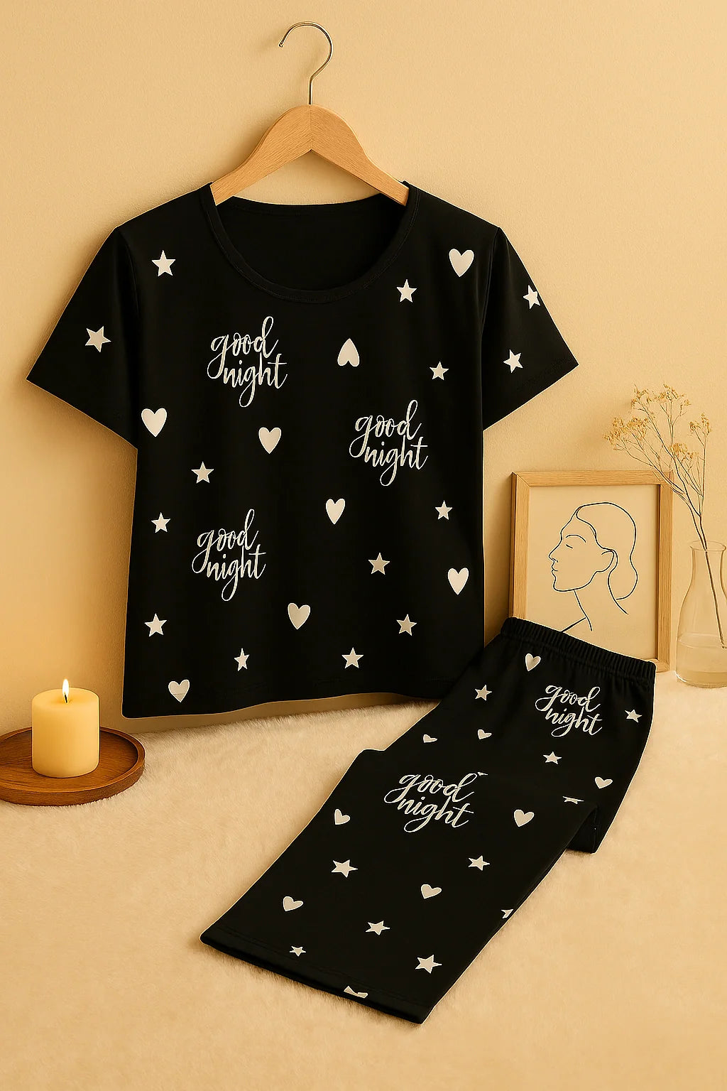 BLACK GOODNIGHT COMFORT